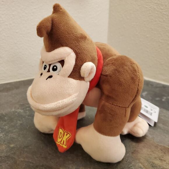 Plush - Donkey Kong 10 Inch (NEW) - Super Mario - Nintendo - Picture 1 of 8